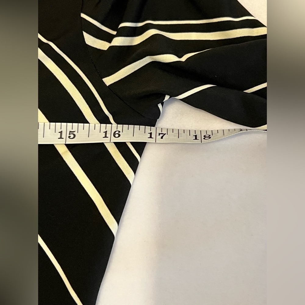 WHBM Black and White Striped Dress - Picture 6 of 7